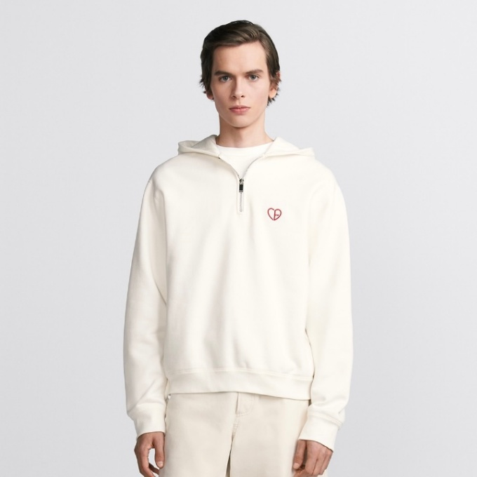 9a+ quality dior cd double d heart limited edition hoodie